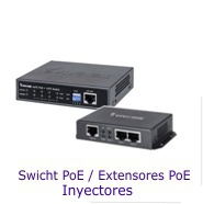 Switch PoE / Inyectores PoE / Extensores PoE....